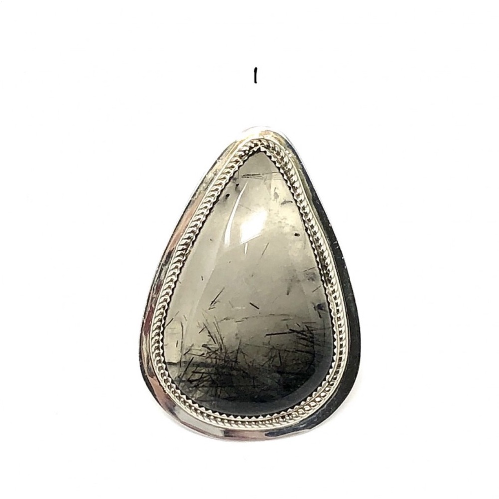 New Ring large stone silver